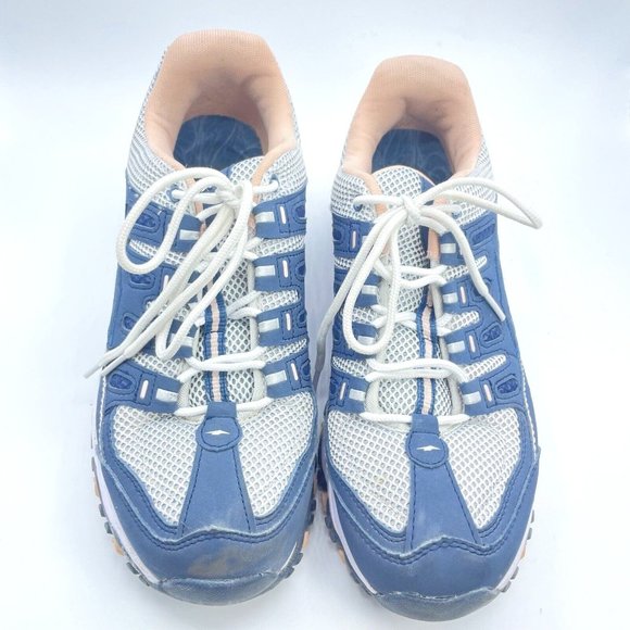 Avia Elevate Women’s Memory Foam Walking Running Athletic Shoes Blue Pink Sz 10 - Picture 1 of 6